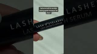 Lash Extension Safe Lash Serum by Lash'd Eyelashes