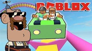 UNCLE GRANDPA EATS ME ALIVE IN ROBLOX (Uncle Grandpa's Rollercoaster)