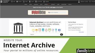 How to Use the Internet Archive for Genealogy