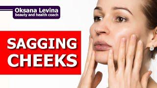 How to LIFTING saggy cheeks / Intraoral facial massage and face exercise at home