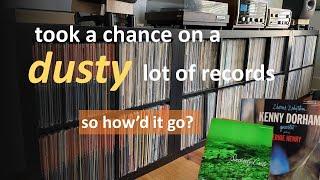 I bought a dusty 15 LP ungraded lot of jazz records plus some other chances I took on eBay