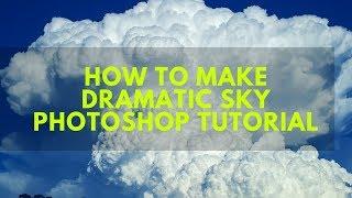 How to make dramatic sky Photoshop tutorial