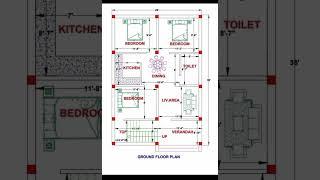 25X 36 ka house  plan please like and follow me 