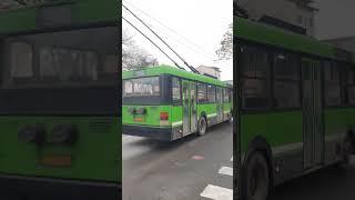 Troleibuzul Ikarus 415t #5118 pe linia 95 sens dridu