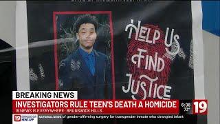 Brunswick Hills PD now calling teen’s mysterious death a homicide