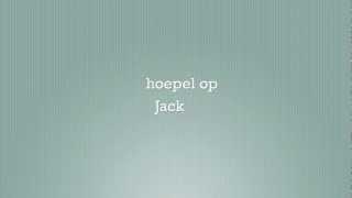 Hoepel op Jack