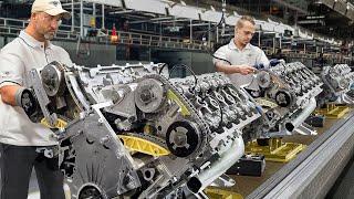 Inside Billion $ Bentley Factory Building Massive W12 Engine From Scratch