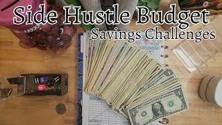 YouTube & Etsy Pay • Side Hustle Budget • Savings Challenges