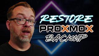 How to Quickly Restore a Proxmox Backup