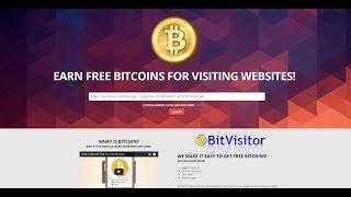 How earn FREE Bitcoins - BitVisitor