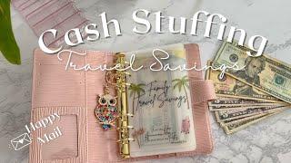 Savings Binder Cash Stuffing | Traveling on a Budget | Low Income Savings | Happy Mail 