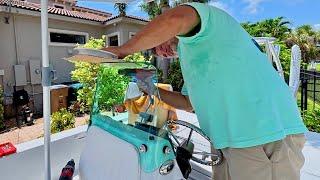 Windshield Cutting and Bending | Bay Craft 210 Hybrid Build Episode 11