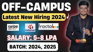 IndiaMart, Fractal 2024 Hiring | Swipe, HashStudioz Direct Hiring | Off Campus Drive 2024, 2025