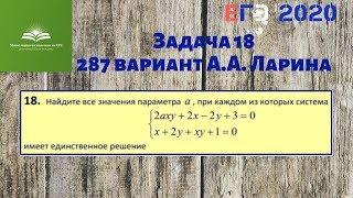 Задание 18. 287 вариант А.А. Ларина