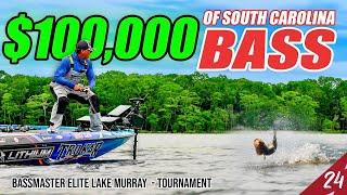 $100,000 of South Carolina Bass on the Line! - 2024 Bassmaster Elite Lake Murray (Day 1&2)-UFB S4E24