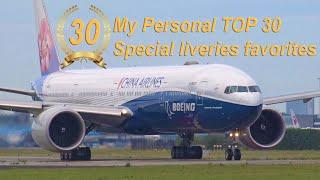 TOP 30 SPECIAL LIVERIES Of PilotSanderHD, My Personal Favorites Of 8 Years Aviation!