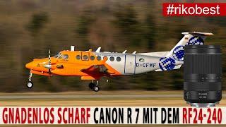 Die beste Kombination für scharfe Tele-Fotos? Canon R7 & RF 24-240 auf dem Flugplatz im Praxistest!