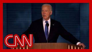 Hear Biden speak on first night of DNC