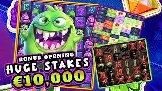 HUGE Stakes €10,000 Bonus Opening! With Jimbo