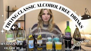 I tried ALCOHOL FREE versions of CLASSIC ALCOHOLIC DRINKS | Dry January Inspiration