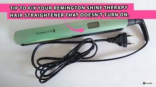 Tip to fix your Remington Shine Therapy Hair Straightener that doesn't turn on. Two possibilities.