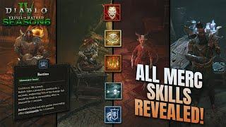 ALL MERC SKILLS REVEALED for VESSEL OF HATRED - GG COMBOS Diablo 4