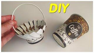 КОРЗИНА из СТАКАНЧИКА легко и просто СВОИМИ РУКАМИ. BASKETS easy and simple DO YOUR HANDS. DIY