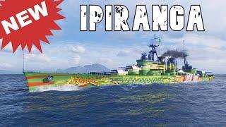 World of WarShips Ipiranga - 5 Kills 205K Damage | NEW SHIP !