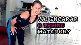 Treino SUPER Intenso De Inferiores Em Casa #comigo SEM EQUIPAMENTO E SEM PESO