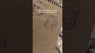 When sketching doesn’t work digitally ‍️ #digitalart #sketching #art
