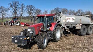 Gülle fahren 2023 - Traktor Case IH - Bauernhof Lenz - Landwirtschaft german farmers farming slurry