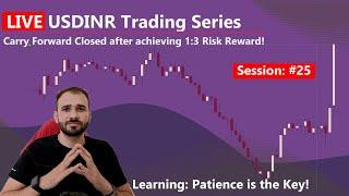 USDINR Live Trading Session #25 : USDINR Trading for Beginners With 80% Plus Win Rate