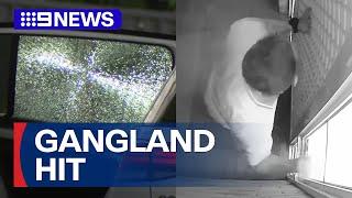 Gangland figure gunned down in quiet Melbourne street | 9 News Australia