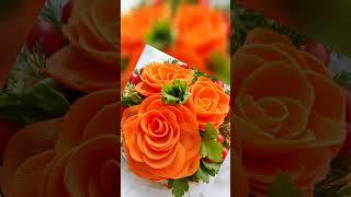 Карвинг из овощей/Красивое украшение блюд из овощей #еда#food#готовимподомашнему#вкуснаяеда