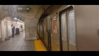 MTA NYCT Subways: IRT R62A NIS Train @ Washington Heights - 168th Street