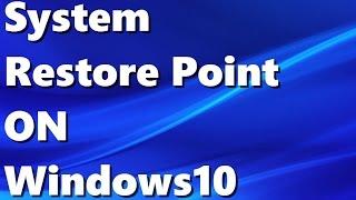 How to Create System Restore Point on Windows 10 