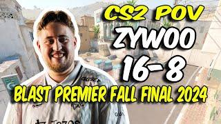 CS2 POV | Vitality ZywOo (16/8) vs Astralis (Dust2) @ ESL Pro League Season 20