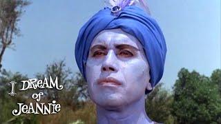 Jeannie & Tony Face The Blue Djinn | I Dream Of Jeannie