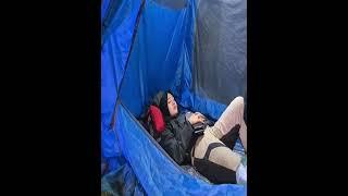 HAMPIR DIPERKOSA SETAN SOLO CAMPING #shortsvideo #beginisolocamping #solocamping #cewesolocamping