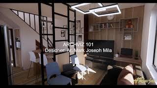 Small House Design Interior ( 7.5x4 meters on 65 sq. m. Lot)