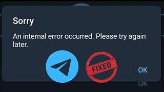 How to Fix Telegram Login Problem an Internal Error Occurred iPhone 2024