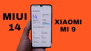 MIUI 14 Xiaomi Mi 9 (Android 13)