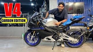 New Yamaha R15 v4 Carbon Fiber Edition Launch 2025 Update Review