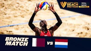 Cherif/Ahmed vs. Boermans/de Groot - Bronze Match Highlights | Doha Finals 2024 #BeachProTour