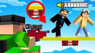 SNIPER vs RUNNER Relay Race in Minecraft