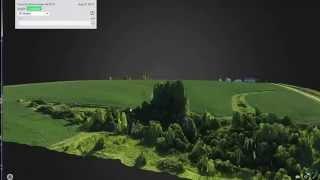 Aerial Crop View (3D Model)