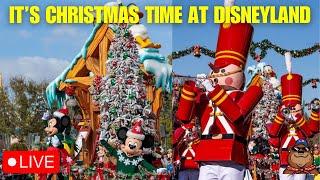  Live: All Day Opening Christmas Stream at Disneyland! - Parades, Fireworks, WoC & More! - 11/15/24