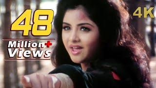 Divya Bharti Song 4K | Tu Pagal Premi Aawara | Shola Aur Shabnam | Govinda | Bollywood 4K Video Song