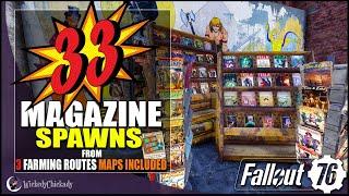 33 Magazine Locations over 3 Farming Runs | Fallout 76 Magazine Farming | Maps Included | LITerally