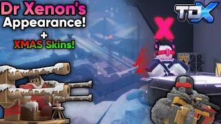 TDX/Tower Defense X - Dr Xenon's APPEARANCE! + XMAS Skins!